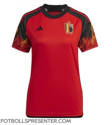 Belgien Hemma Matchtröja Dam VM 2022 Kortärmad